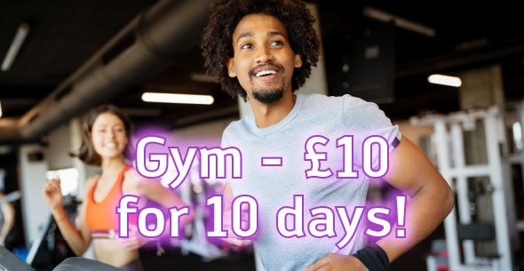 £10 for 10 days web banner